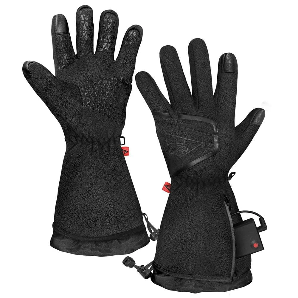 Men's Small/Medium Black AA Heated Fleece Gloves 2.0 3 Men's Small/Medium Black AA Heated Fleece Gloves 2.0