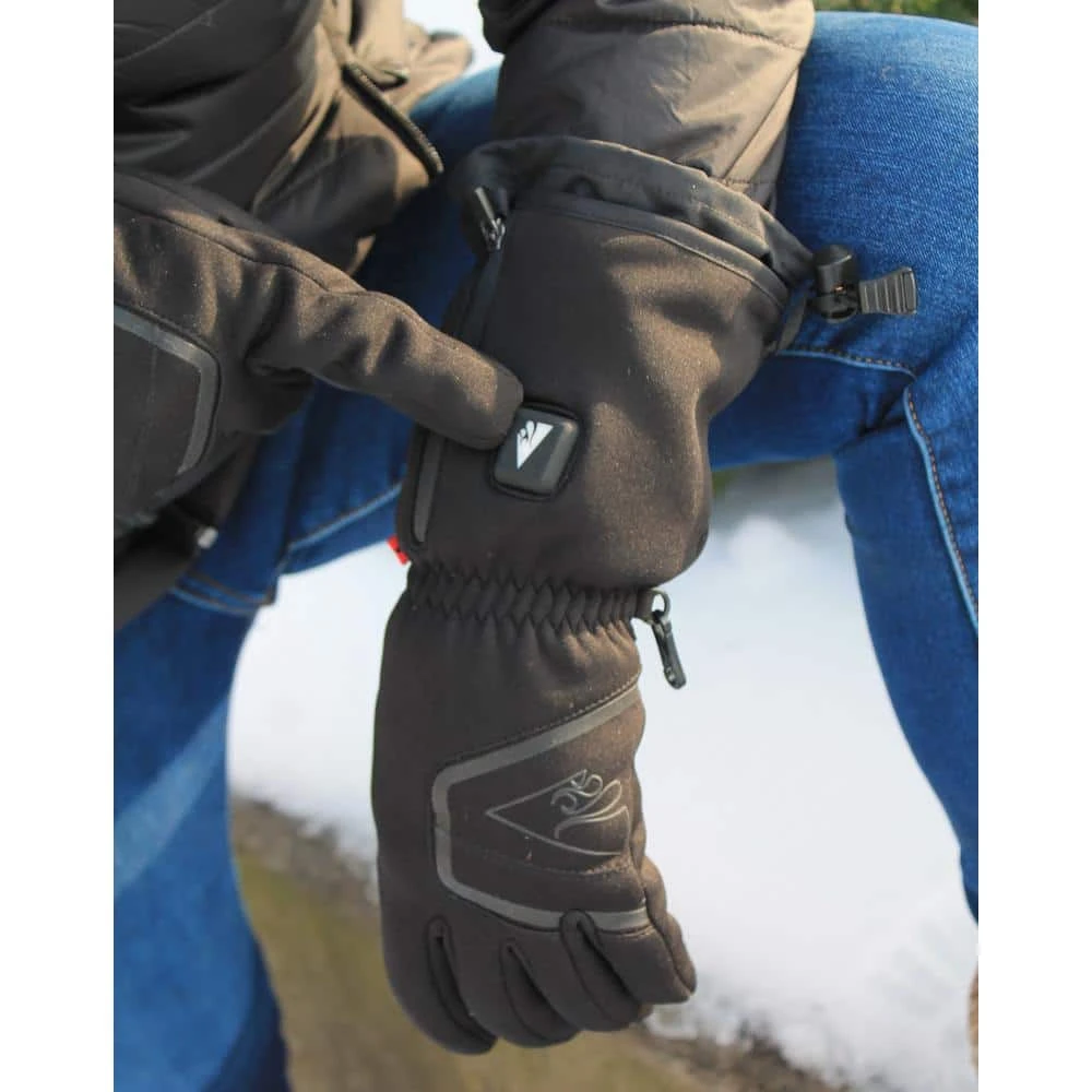 Men's 5-Volt Large Black Battery Heated Featherweight Gloves 10 Men's 5-Volt Large Black Battery Heated Featherweight Gloves - Image 8