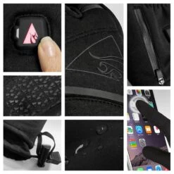 Men's Medium Black 5-Volt Battery Heated Featherweight Gloves -Work Gloves Shop actionheat heated gloves ah fwgv 5v m m 44 1000