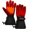 Men's Black AA Battery Heated Gloves -Work Gloves Shop actionheat heated gloves ah gv aa 01 m 64 1000