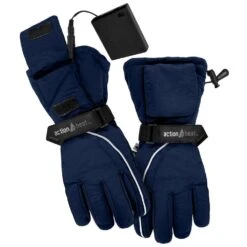 Men's 1-Size Navy AA Heated Snow Gloves 13 Men's 1-Size Navy AA Heated Snow Gloves -Work Gloves Shop actionheat heated gloves ah gv aa 1 m n 44 1000
