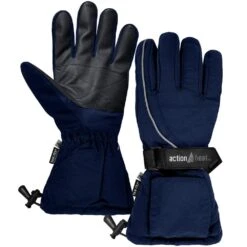 Men's 1-Size Navy AA Heated Snow Gloves 10 Men's 1-Size Navy AA Heated Snow Gloves -Work Gloves Shop actionheat heated gloves ah gv aa 1 m n c3 1000