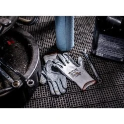 Maxi Foam Premium Unisex Large White Nitrile-Coated Grip Abrasion Resistant Outdoor And Work Gloves 12-Pack -Work Gloves Shop atg work gloves 34 800 l 1f 1000