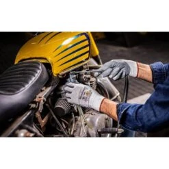 Maxi Foam Premium Unisex Small White Nitrile-Coated Grip Abrasion Resistant Outdoor And Work Gloves 12-Pack -Work Gloves Shop atg work gloves 34 800 s d4 1000