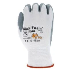 Maxi Foam Premium Unisex X-Large White Nitrile-Coated Grip Abrasion Resistant Outdoor And Work Gloves 12-Pack -Work Gloves Shop atg work gloves 34 800 xl 1f 1000