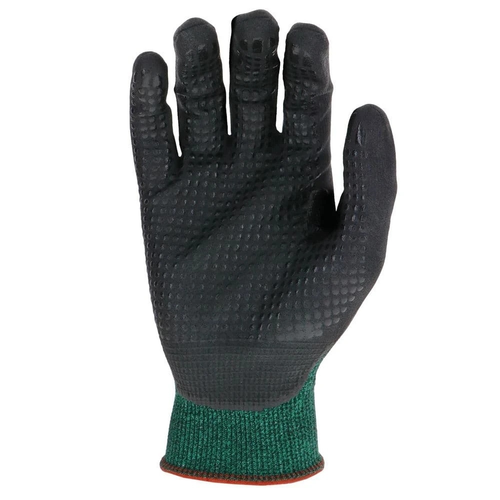 MaxiFlex Cut Men's Large Green ANSI 2 Abrasion Resistant Nitrile-Coated Work Gloves 7 MaxiFlex Cut Men's Large Green ANSI 2 Abrasion Resistant Nitrile-Coated Work Gloves - Image 5