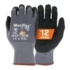 MaxiFlex Ultimate Men's Medium Gray Nitrile Coated Work Gloves With Touchscreen Capability (12-Pack) -Work Gloves Shop atg work gloves 34 874 m 64 1000