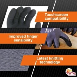 MaxiFlex Ultimate Men's Small Gray Nitrile Coated Outdoor And Work Gloves With Touchscreen Capability (12-Pack) -Work Gloves Shop atg work gloves 34 874 s 66 1000