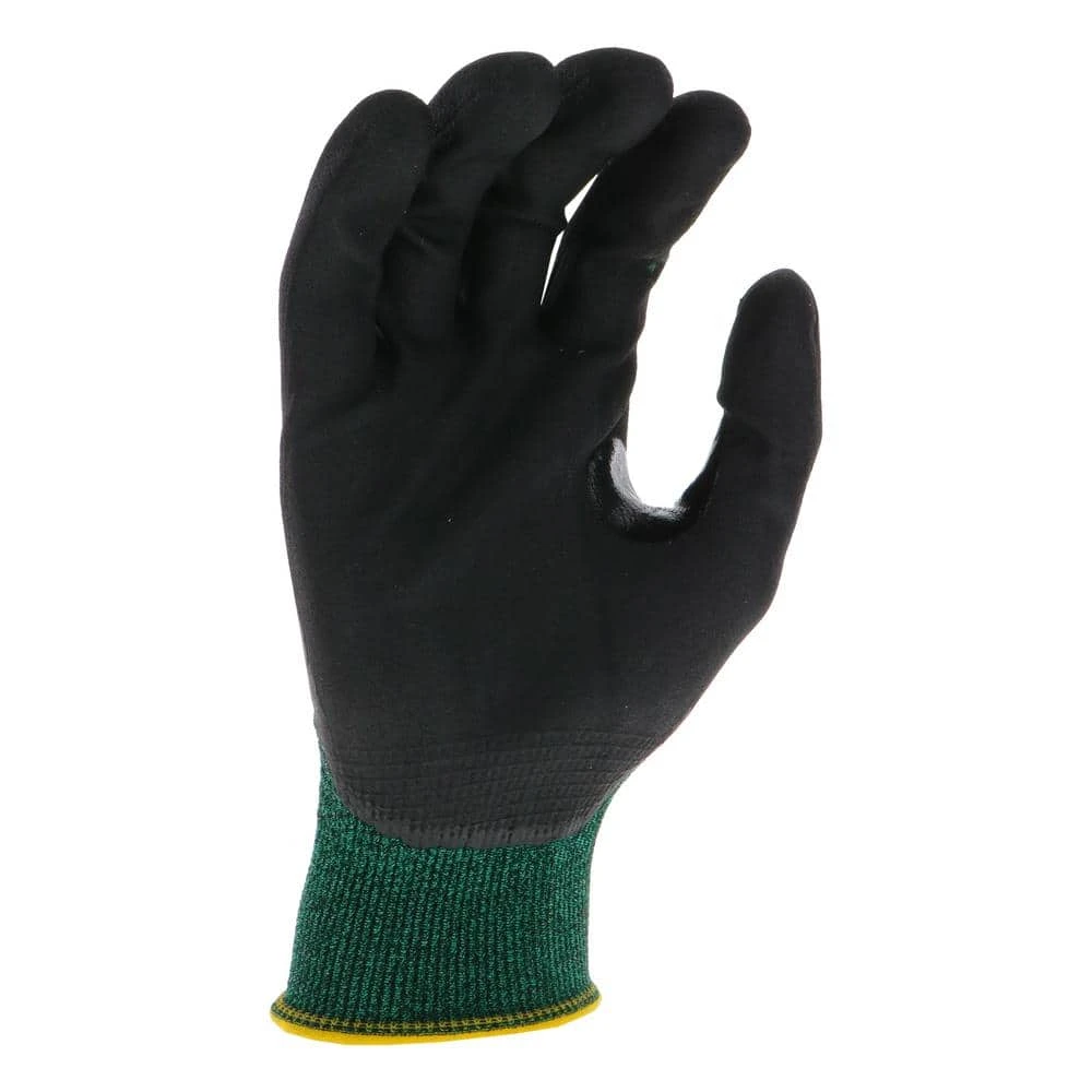 MaxiFlex Cut Men's Large Green ANSI 2-Premium Nitrile-Coated Outdoor And Work Gloves With Touchscreen (3-Pack) 8 MaxiFlex Cut Men's Large Green ANSI 2-Premium Nitrile-Coated Outdoor And Work Gloves With Touchscreen (3-Pack) - Image 6