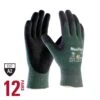 MaxiFlex Cut Men's Small Green ANSI 2 Premium Nitrile-Coated Outdoor And Work Gloves With Touchscreen (12-Pack) -Work Gloves Shop atg work gloves 34 8743 s 64 1000