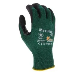MaxiFlex Cut Men's X-Large Green ANSI 2-Premium Nitrile-Coated Outdoor And Work Gloves With Touchscreen (3-Pack) -Work Gloves Shop atg work gloves 34 8743 xl3p a0 1000