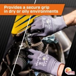 MaxiFlex Ultimate Men's X-Large Gray Nitrile Coated Work Gloves With Touchscreen Capability -Work Gloves Shop atg work gloves 34 874t xlvpd72 40 1000