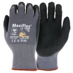 MaxiFlex Ultimate Men's X-Large Gray Nitrile Coated Work Gloves With Touchscreen Capability