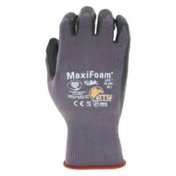 MaxiFoam Lite Men's Medium Gray Nitrile-Coated Grip Abrasion Resistant Outdoor And Work Gloves (12-Pack) 10 MaxiFoam Lite Men's Medium Gray Nitrile-Coated Grip Abrasion Resistant Outdoor And Work Gloves (12-Pack) -Work Gloves Shop atg work gloves 34 900 m 40 1000