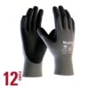 MaxiFoam Lite Men's Medium Gray Nitrile-Coated Grip Abrasion Resistant Outdoor And Work Gloves (12-Pack) -Work Gloves Shop atg work gloves 34 900 m 64 1000