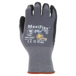 MaxiFlex Ultimate Men's Large Gray Nitrile-Coated Outdoor And Work Gloves With AD-APT Hand Cooling Technology (12-Pack) -Work Gloves Shop atg work gloves 42 874 l 1f 1000