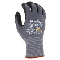 MaxiFlex Ultimate Men's Large Gray Nitrile-Coated Outdoor And Work Gloves With AD-APT Hand Cooling Technology (2-Pack) -Work Gloves Shop atg work gloves 42 874t l2p 40 1000