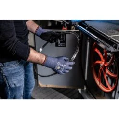 MaxiCut Ultra Men's Large Blue ANSI 3-Premium Nitrile-Coated Grip Outdoor And Work Gloves With Touchscreen (12-Pack) -Work Gloves Shop atg work gloves 44 3745 l fa 1000