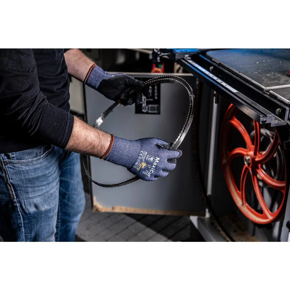 MaxiCut Ultra Men's Medium Blue ANSI 3-Premium Nitrile-Coated Grip Outdoor And Work Gloves With Touchscreen (12-Pack) 10 MaxiCut Ultra Men's Medium Blue ANSI 3-Premium Nitrile-Coated Grip Outdoor And Work Gloves With Touchscreen (12-Pack) - Image 8