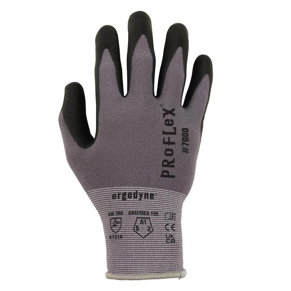 ProFlex 7000 Large Gray Nitrile Coated Gloves (12-Pairs) 4 ProFlex 7000 Large Gray Nitrile Coated Gloves (12-Pairs) - Image 2