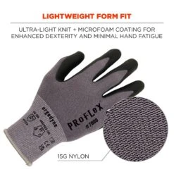 ProFlex 7000 Large Gray Nitrile Coated Gloves (12-Pairs) 18 ProFlex 7000 Large Gray Nitrile Coated Gloves (12-Pairs) -Work Gloves Shop ergodyne work gloves 10364 fa 1000
