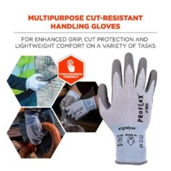 ProFlex 7025 Small Blue PU Coated Cut-Resistant Gloves (12-Pairs) -Work Gloves Shop ergodyne work gloves 10422 4f 1000