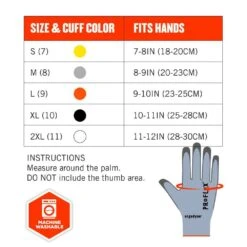 ProFlex 7025 Extra Large Blue PU Coated Cut-Resistant Gloves (12-Pairs) -Work Gloves Shop ergodyne work gloves 10425 1f 1000