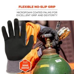 ProFlex 7000 Small Gray Nitrile Coated Gloves (12-Pairs) -Work Gloves Shop ergodyne work gloves 7000 76 1000 2
