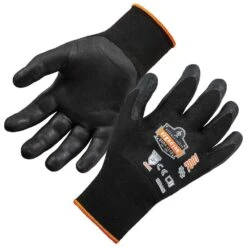 ProFlex Medium Black Abrasion Resistant Nitrile-Coated Gloves DSX