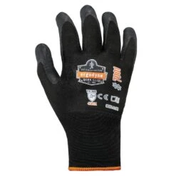 ProFlex 7001 2XL Black Nitrile Coated Gloves (144-Pairs) -Work Gloves Shop ergodyne work gloves 7001 e1 1000 3