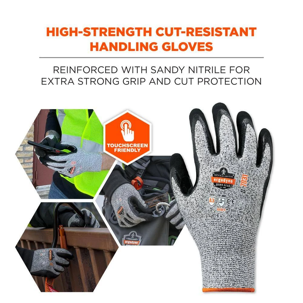 ProFlex 7031-Large Gray Nitrile Coated Cut-Resistant Gloves (144-Pairs) 5 ProFlex 7031-Large Gray Nitrile Coated Cut-Resistant Gloves (144-Pairs) - Image 3