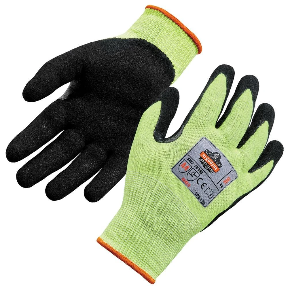 ProFlex 7041 2XL-Lime, Hi-Vis, Cut Resistant, Nitrile Coated, General Purpose Gloves (144-Pairs) 3 ProFlex 7041 2XL-Lime, Hi-Vis, Cut Resistant, Nitrile Coated, General Purpose Gloves (144-Pairs)