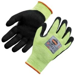 ProFlex 7041-Medium-Lime, Hi-Vis, Cut Resistant, Nitrile Coated, General Purpose Gloves (144-Pairs)