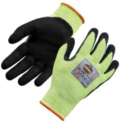 ProFlex Medium Lime Hi-Vis Nitrile-Coated Level 4 Cut Gloves