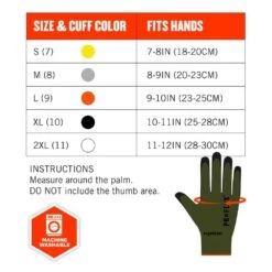 ProFlex 7042 2XL-Gray, Cut Resistant, Heat Resistant, Nitrile Coated, General Purpose Gloves (12-Pairs) -Work Gloves Shop ergodyne work gloves 7042 fa 1000 1