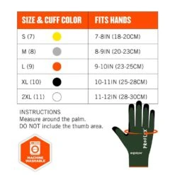 ProFlex 7070 2XL Orange General Purpose Gloves (144 Pack) -Work Gloves Shop ergodyne work gloves 7070 fa 1000 1
