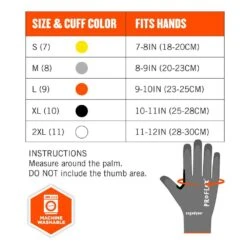 ProFlex 7071 Medium Orange General Purpose Gloves (144 Pack) 16 ProFlex 7071 Medium Orange General Purpose Gloves (144 Pack) -Work Gloves Shop ergodyne work gloves 7071 fa 1000 5