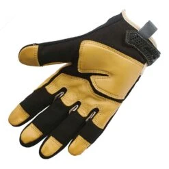 ProFlex Small Black Heavy-Duty Leather-Reinforced Work Gloves -Work Gloves Shop ergodyne work gloves 710ltr 4f 1000