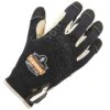 Large Black Heavy-Duty Leather-Reinforced Gloves -Work Gloves Shop ergodyne work gloves 710ltr 64 1000