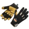 ProFlex Small Black Heavy-Duty Leather-Reinforced Work Gloves 1 ProFlex Small Black Heavy-Duty Leather-Reinforced Work Gloves -Work Gloves Shop ergodyne work gloves 710ltr 64 1000 4