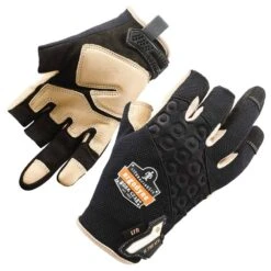 ProFlex 720LTR Medium Black Heavy-Duty Leather-Reinforced Framing Gloves