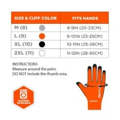 ProFlex 7401 Medium Orange General Purpose Gloves (144-Pairs) -Work Gloves Shop ergodyne work gloves 7401 76 1000 2