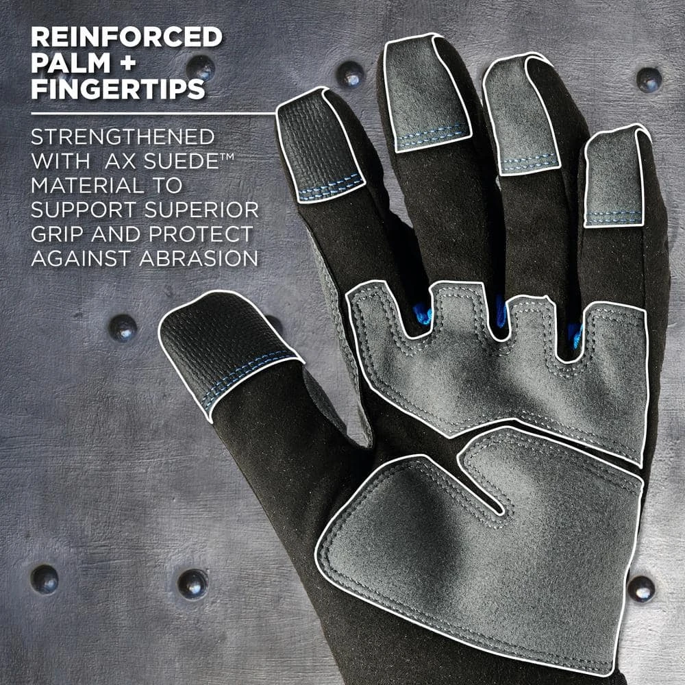 ProFlex 817 X-Large Black Reinforced Winter Work Gloves 7 ProFlex 817 X-Large Black Reinforced Winter Work Gloves - Image 5