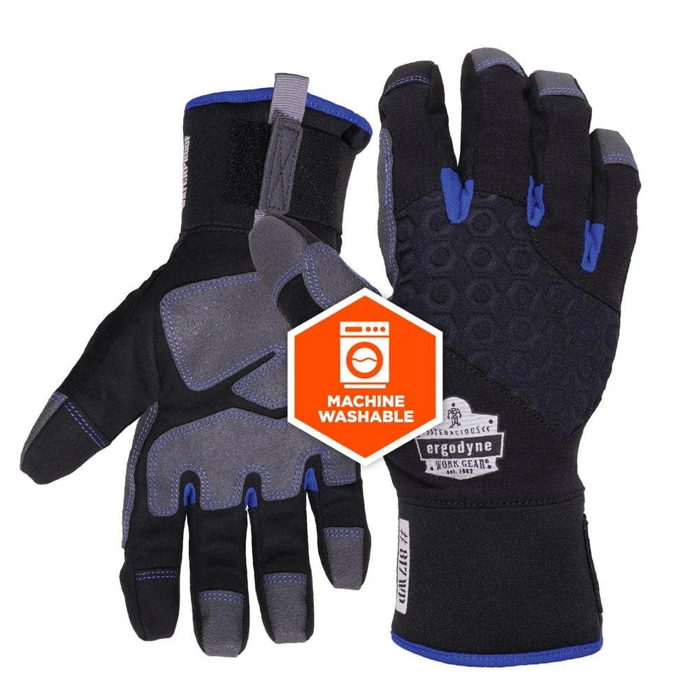 ProFlex 817WP XL Black Reinforced Thermal Waterproof Utility Gloves 9 ProFlex 817WP XL Black Reinforced Thermal Waterproof Utility Gloves - Image 7