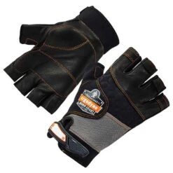 ProFlex 901 Small Half-Finger Leather Impact Work Gloves