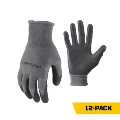 Medium Polyurethane Grip Work Gloves (12-Pack)
