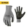 Nitrile Dip Gloves (10-Pack) -Work Gloves Shop firm grip work gloves 32042 160 64 1000