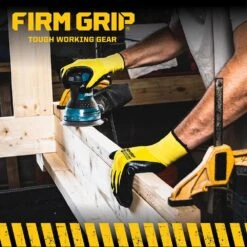 Large Nitrile Coated Work Gloves (30-Pack) -Work Gloves Shop firm grip work gloves 34300 44 1000