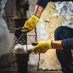 Large Nitrile Coated Work Gloves (30-Pack) -Work Gloves Shop firm grip work gloves 34300 76 1000