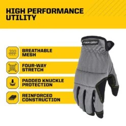 Utility Large Work Gloves (9-Pack) 11 Utility Large Work Gloves (9-Pack) -Work Gloves Shop firm grip work gloves 34301 4f 1000